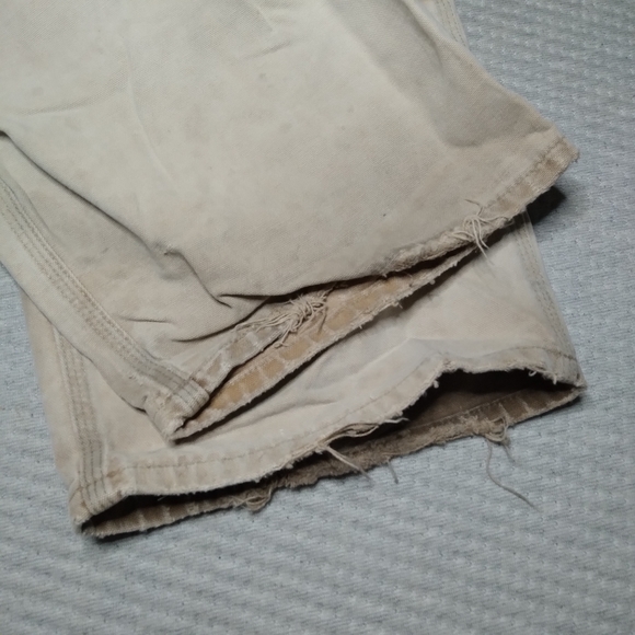 Vintage Carhartt Jean's Work Worn Union Made In USA Sz 42 Double Knee - Picture 3 of 14